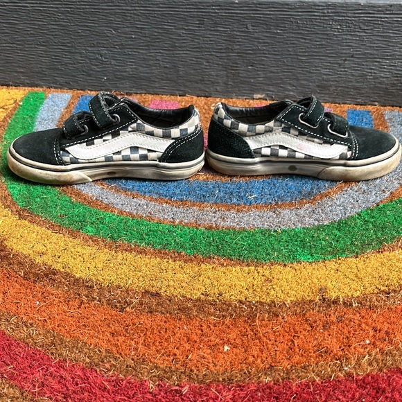 VANS TODDLER VELCRO CHECKERED SHOES - Picture 2 of 4